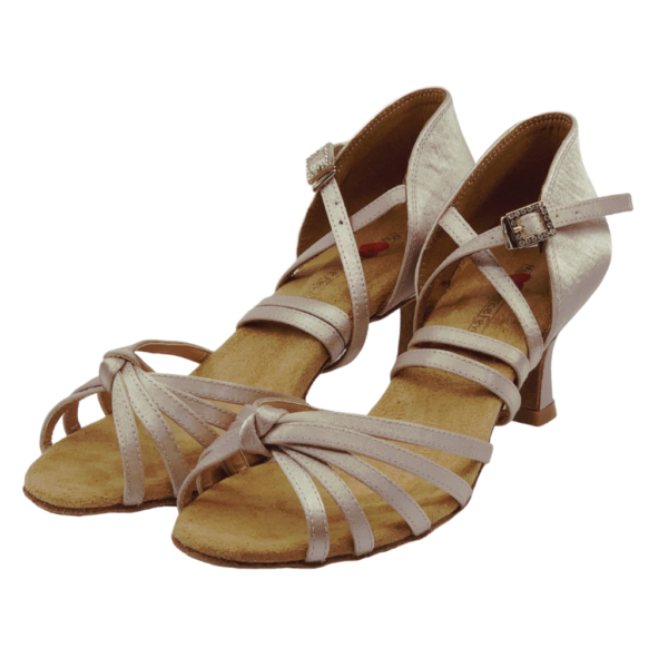 S27B - Ladies High Performance Dance Sandal in Taupe